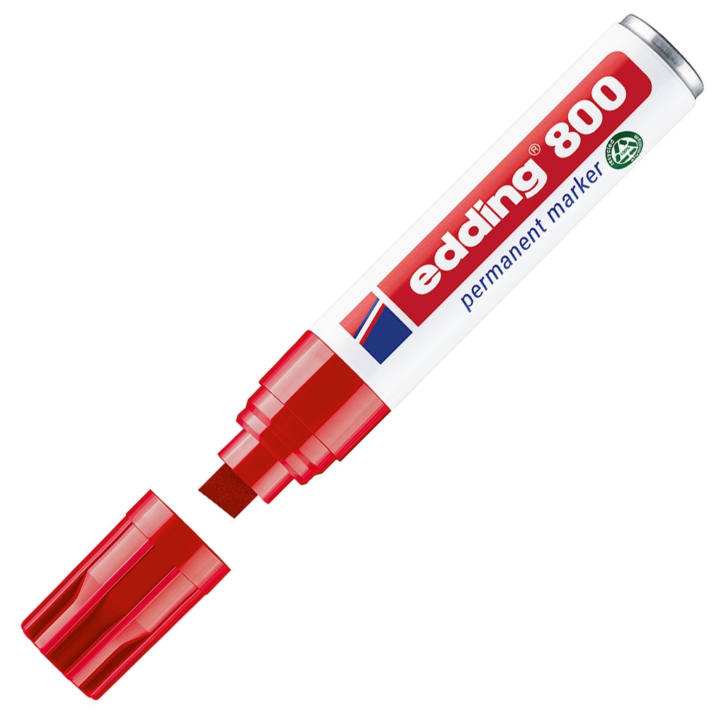 MARCADOR EDDING 800 ROJO
