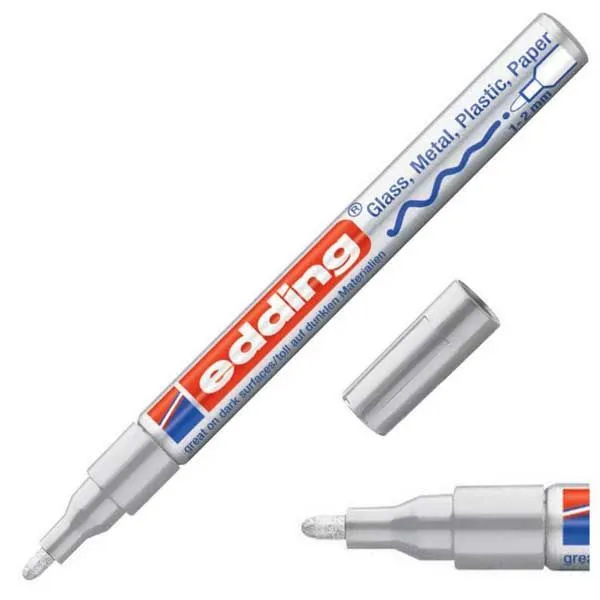 MARCADOR EDDING TINTA OPAC.PLA