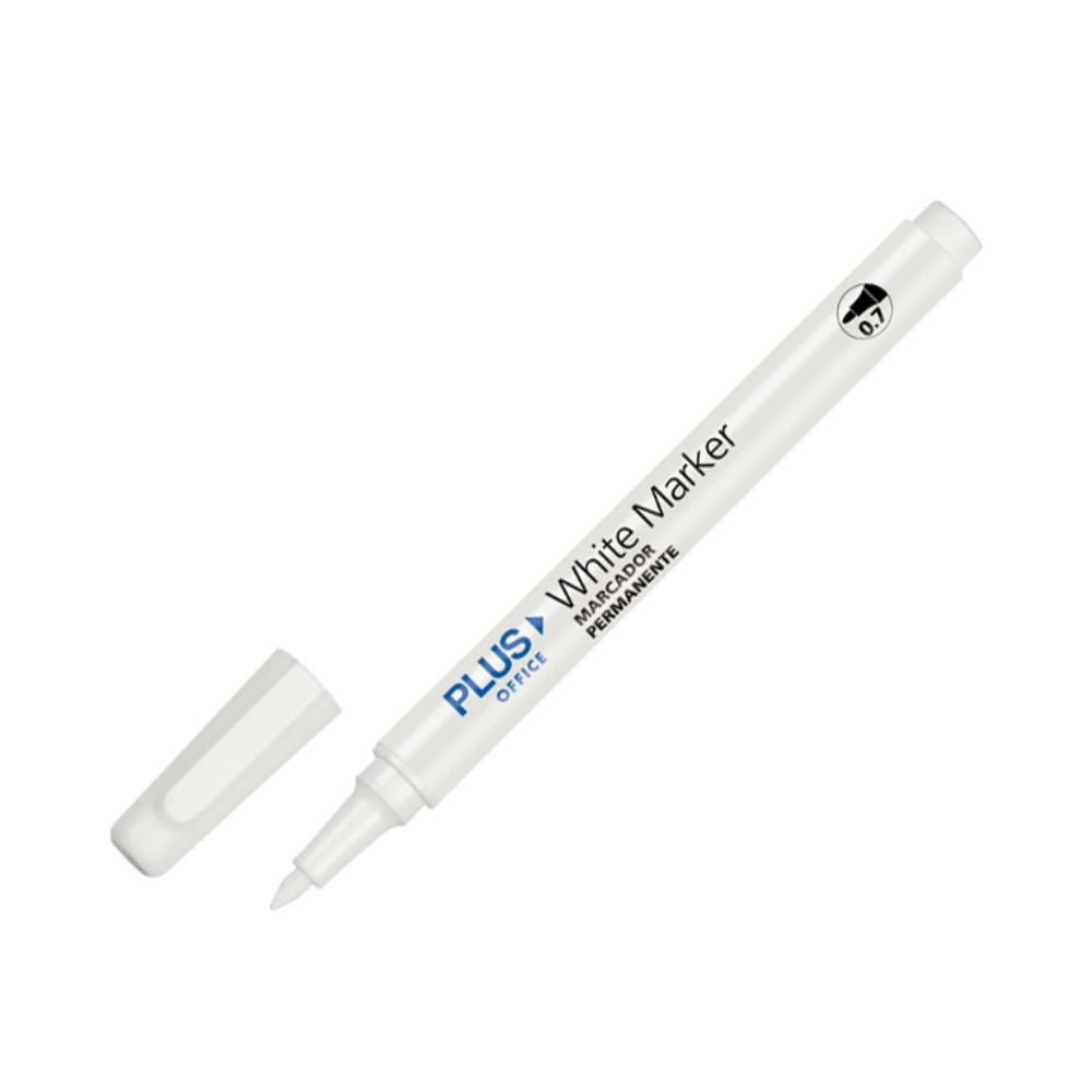 ROTULADOR ESPECIAL PLUS OFFICE METALLIC MARKER 0,7 MM. BLANCO