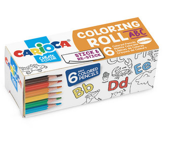 MINI ROLLO COLOREAR ABC 42982