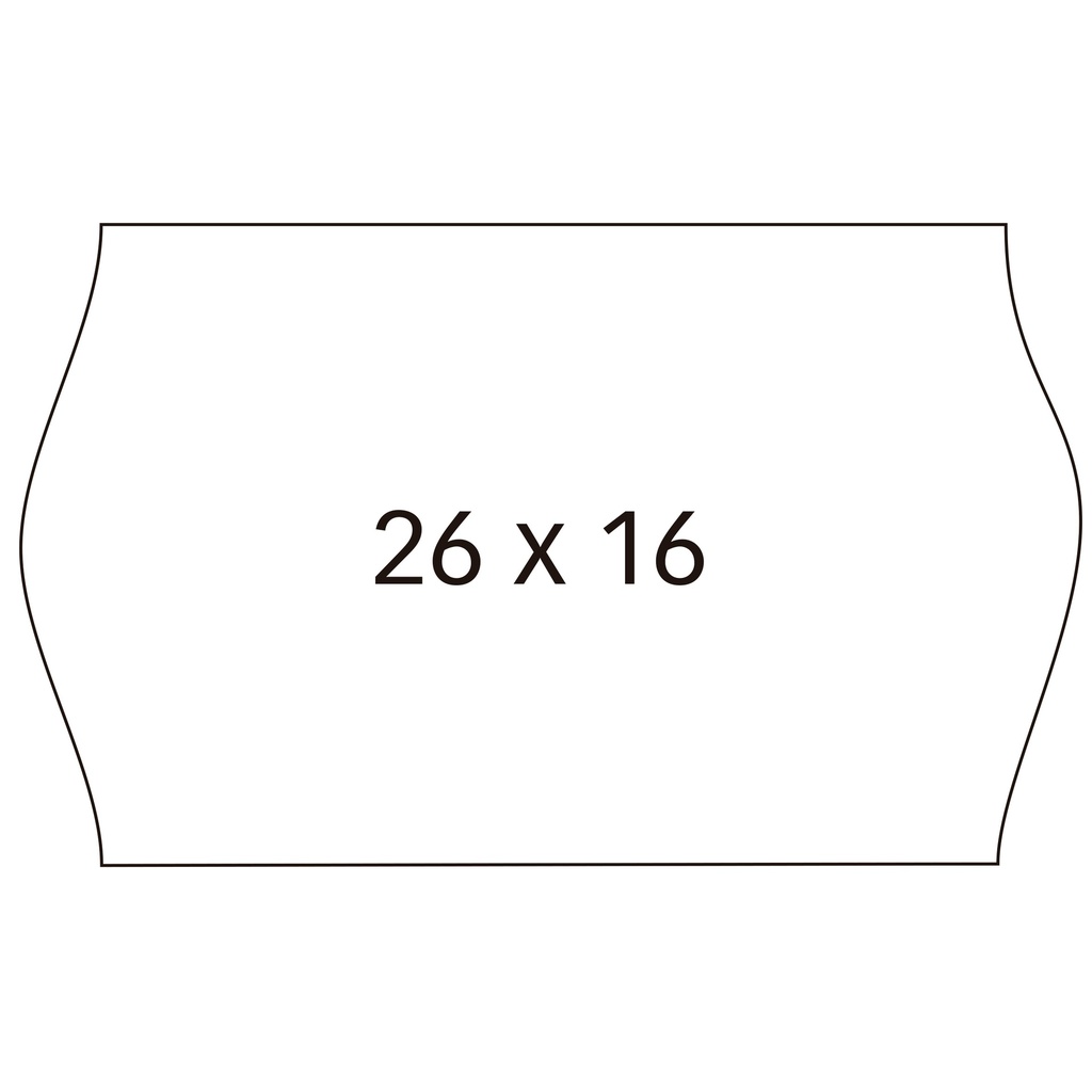 PACK 6 ROLLOS 26X16 ETIQUETA ADHESIVA