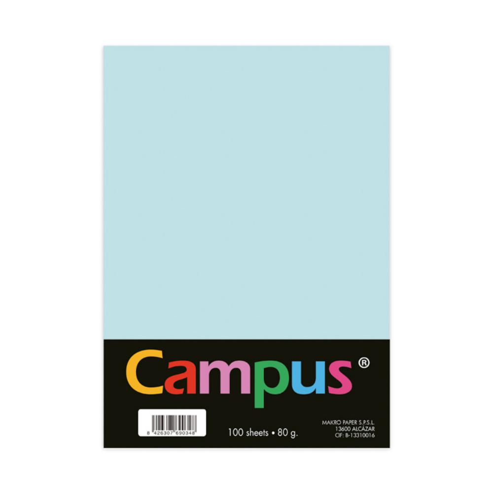 PAPEL A4 80GR 100H AZUL