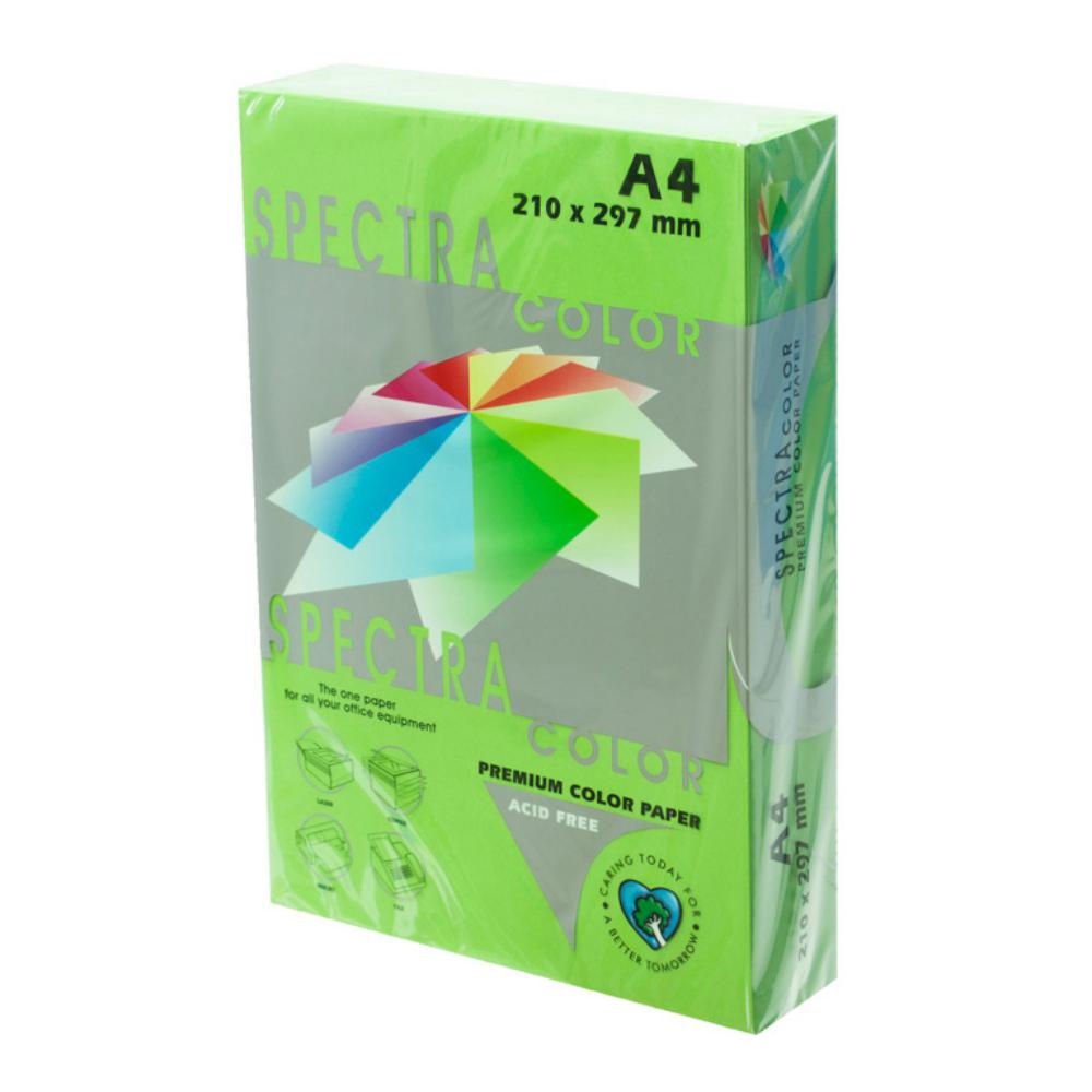 PAPEL A4 80gr 500H VERDE MANZ