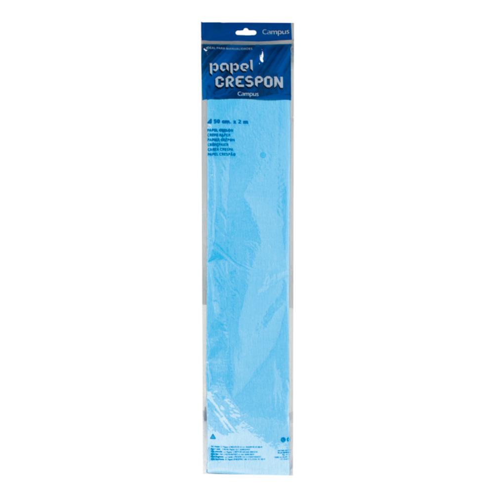 PAPEL CRESPON 50*200 AZUL CIELO