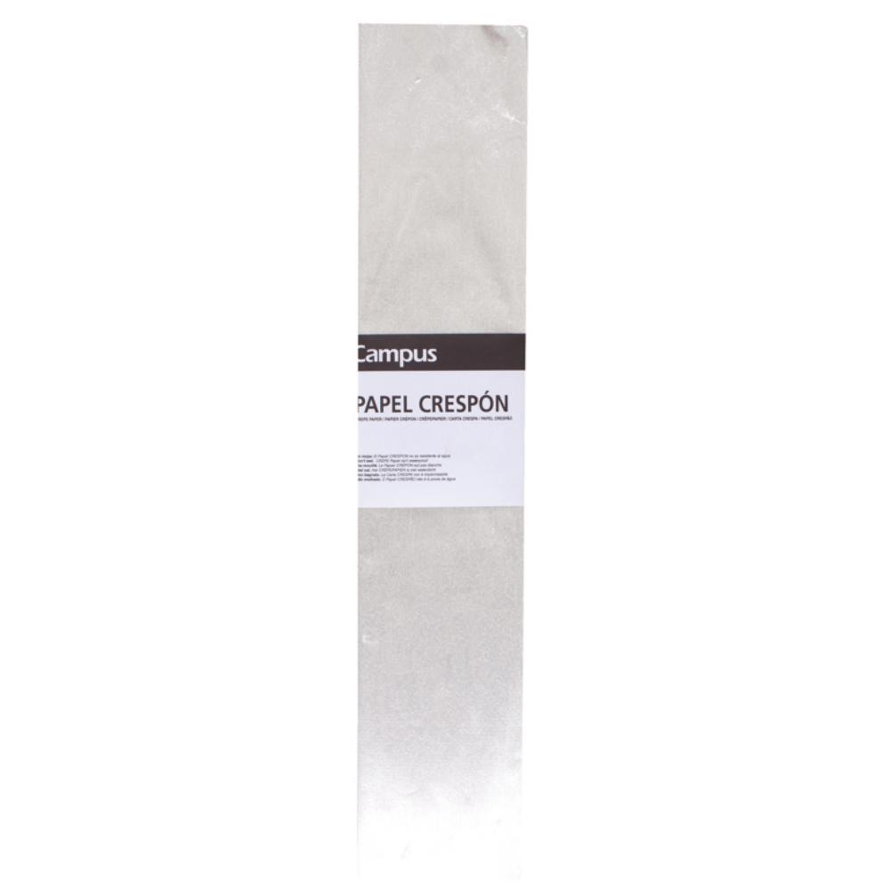 PAPEL CRESPON 50*200 PLATA