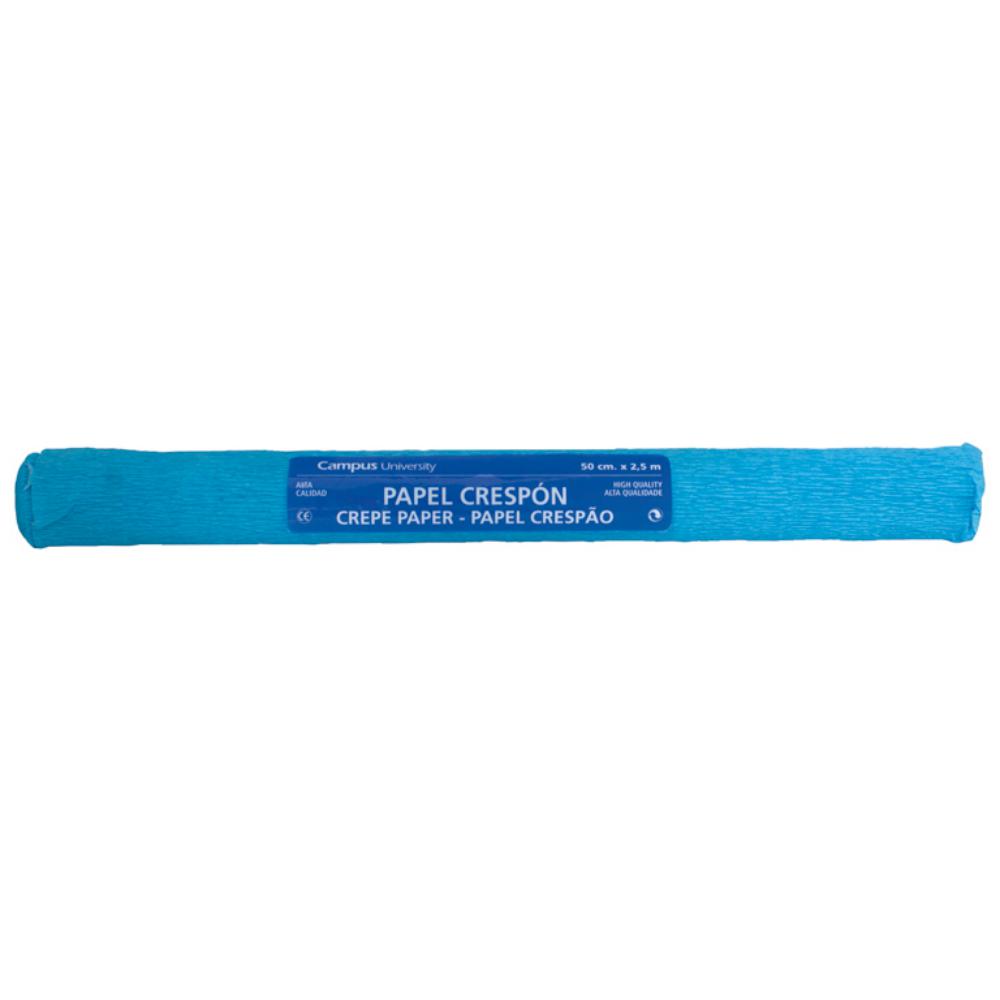 PAPEL CRESPON 50*250 AZUL CLARO