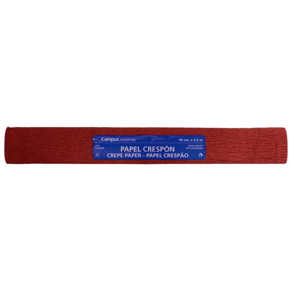 PAPEL CRESPON 50*250 MARRON OSCURO