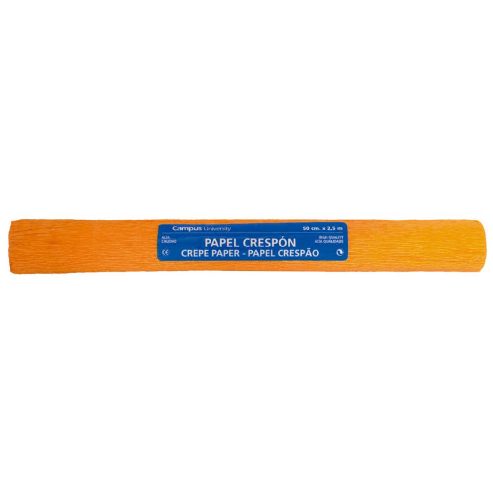 PAPEL CRESPON 50*250 NARANJA