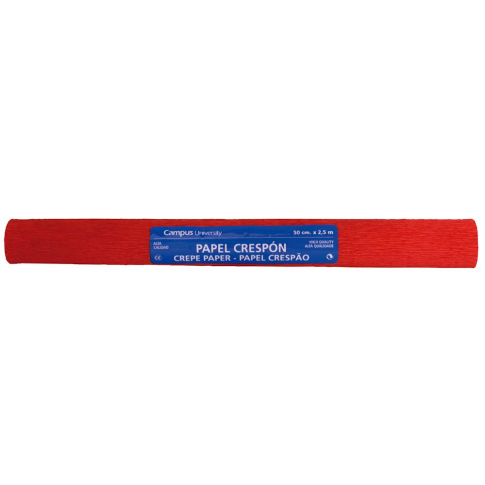 PAPEL CRESPON 50*250 ROJO