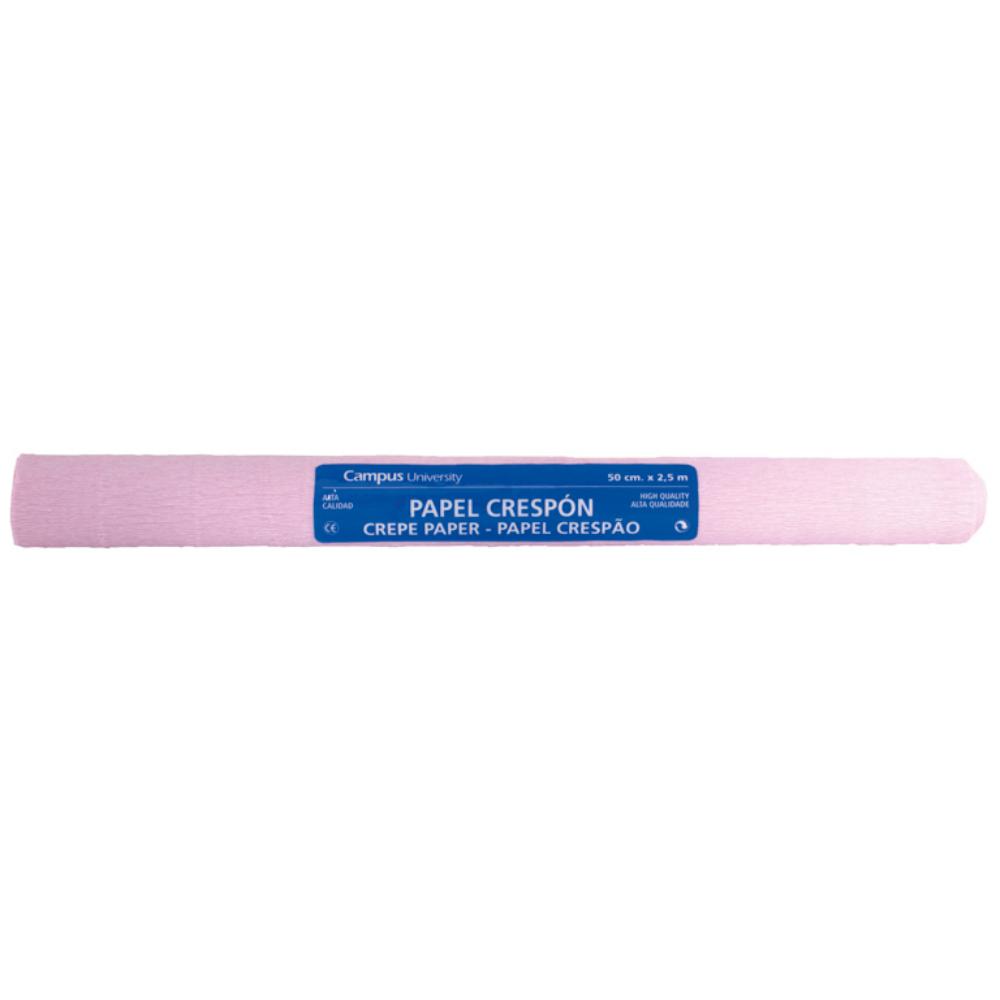 PAPEL CRESPON 50*250 ROSA CLARO