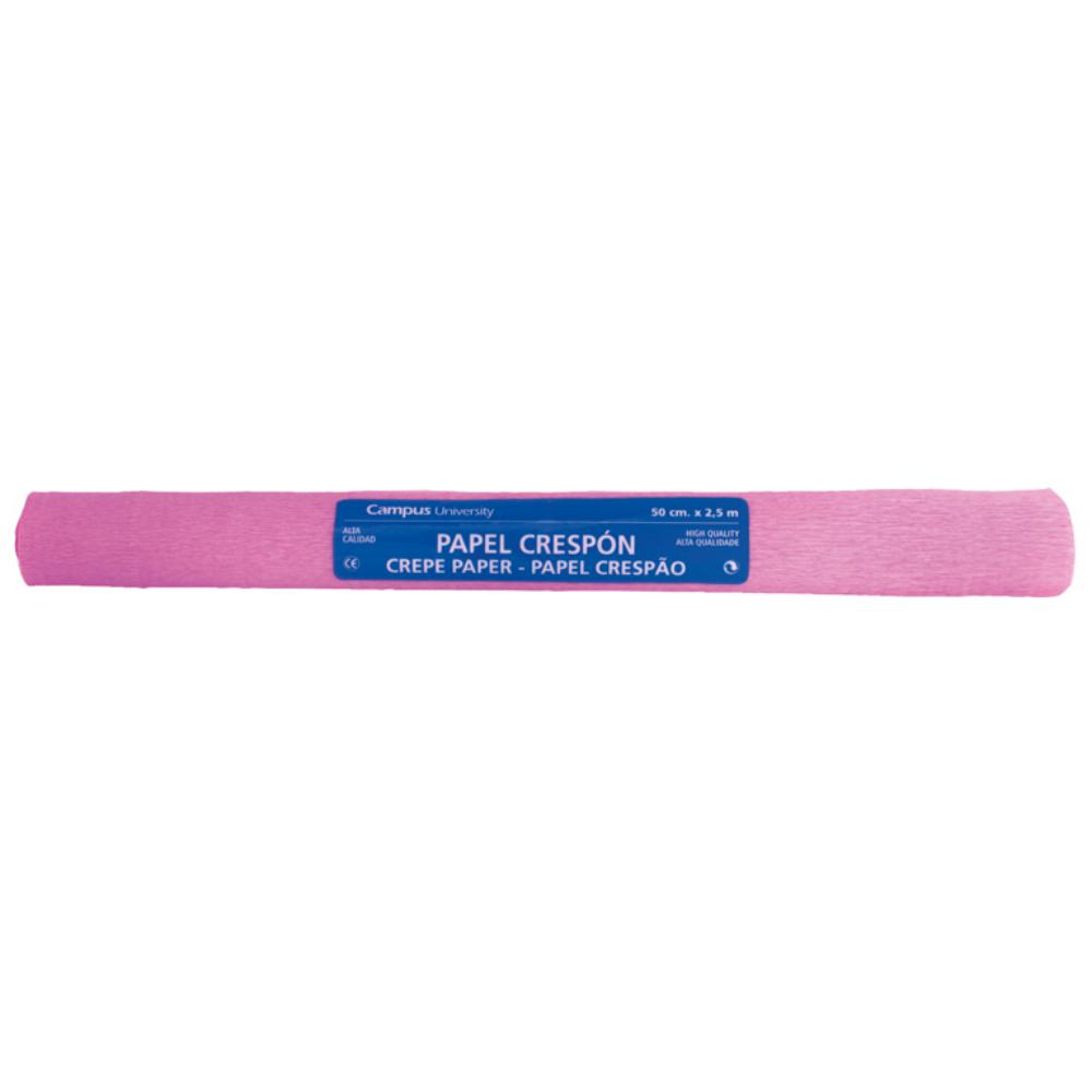 PAPEL CRESPON 50*250 ROSA MEDIO