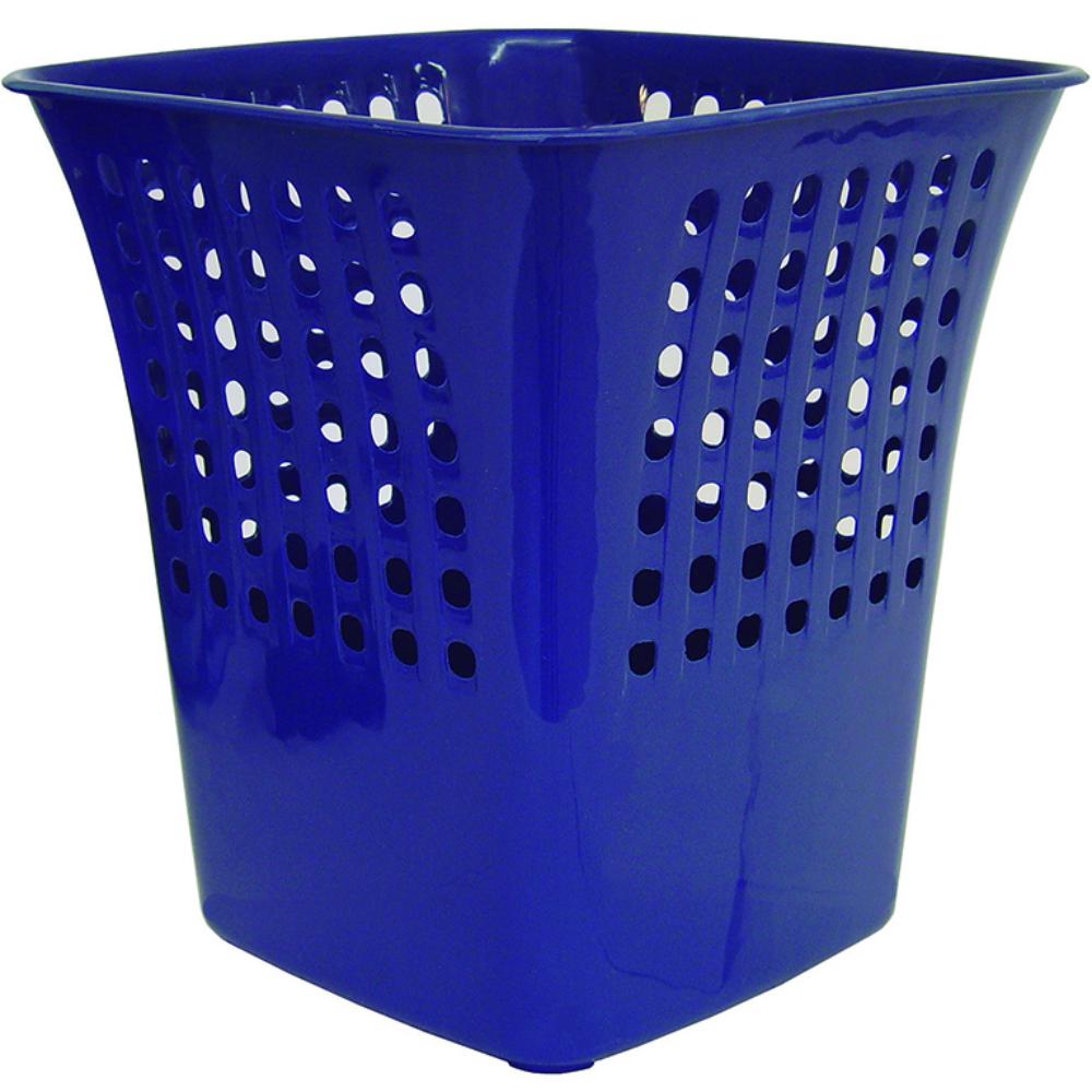 PAPELERA CUADRADA AZUL 2866