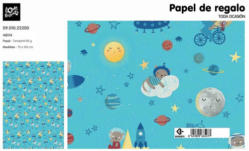 PAPEL REGALO BUSQ. 70X100 B0901022200