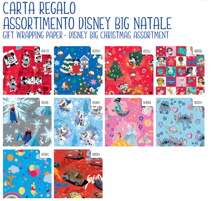 PAPEL REGALO DISNEY NAVIDAD 3X1MT W3M01NAT