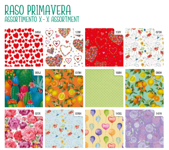 ROLLO PAPEL REGALO TT RASO PRIMAVERA 2X70 R33J1GEX