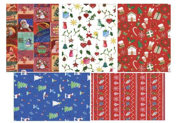 PAPEL REGALO NAVIDAD 0,70X5MTRS R3305000