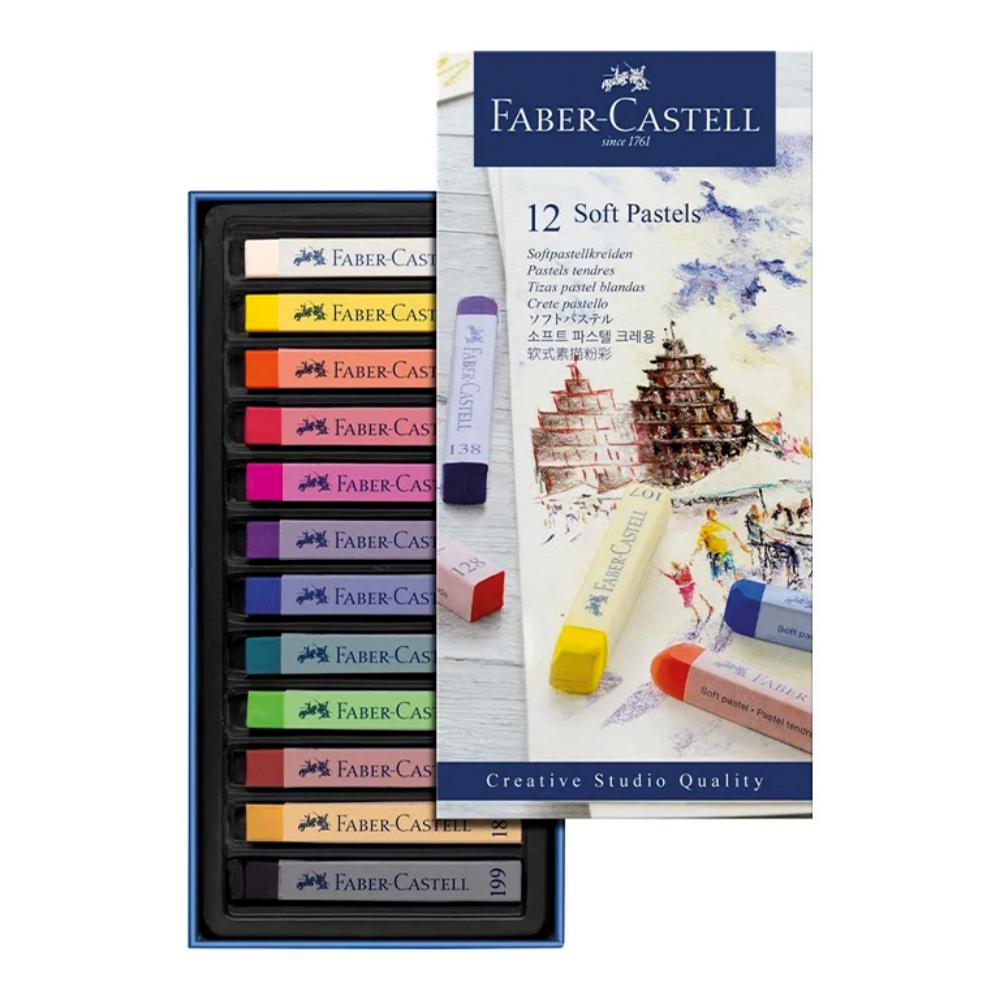 PASTEL BLANDO C/12 FABER