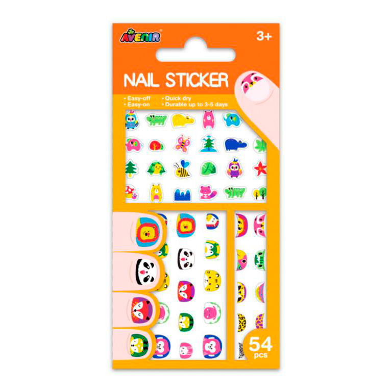 PEGATINAS UÑAS AVENIR ANIMALES