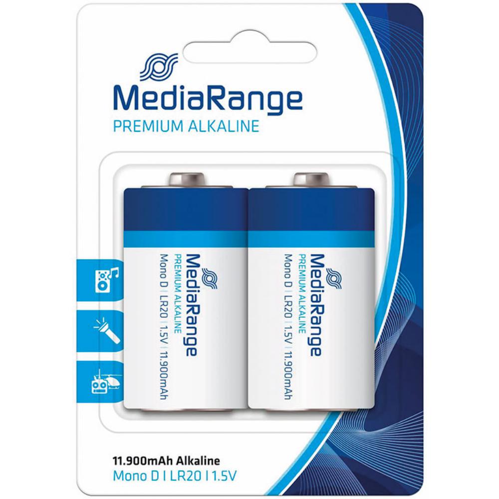 PILAS MEDIARANGE ALCALINA MONO D /2 UD.