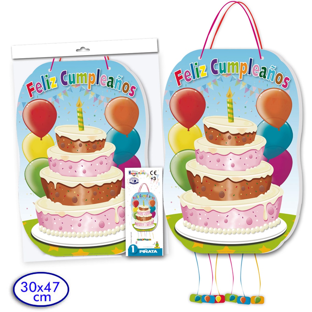 PIÑATA TARTA DE CUMPLEAÑOS 5979