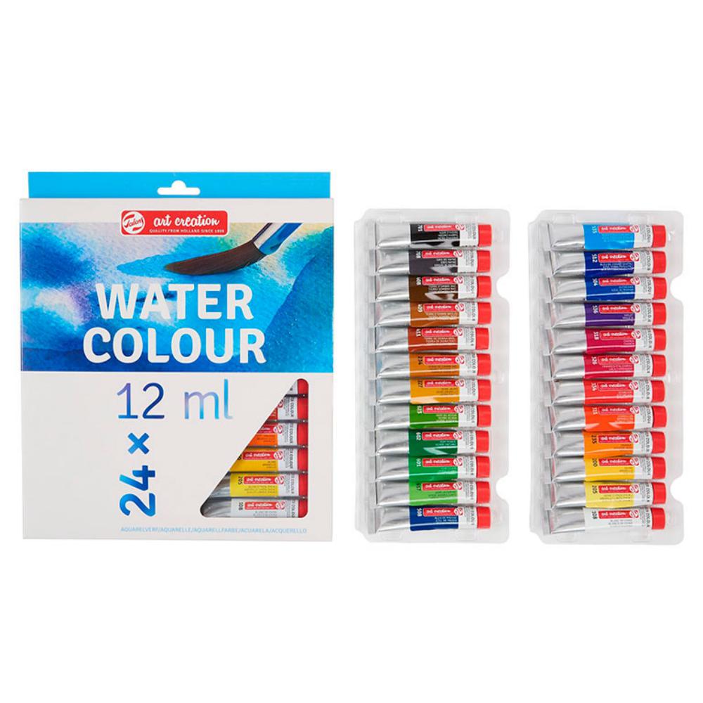 PINTURA TALENS ACUARELA 24COL