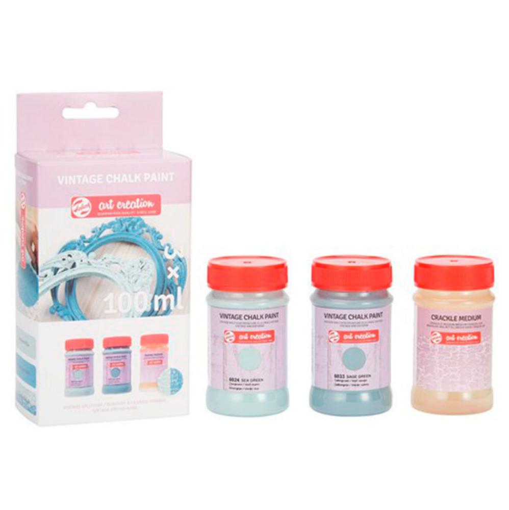 PINTURA TALENS CHALK 100ML AZUL