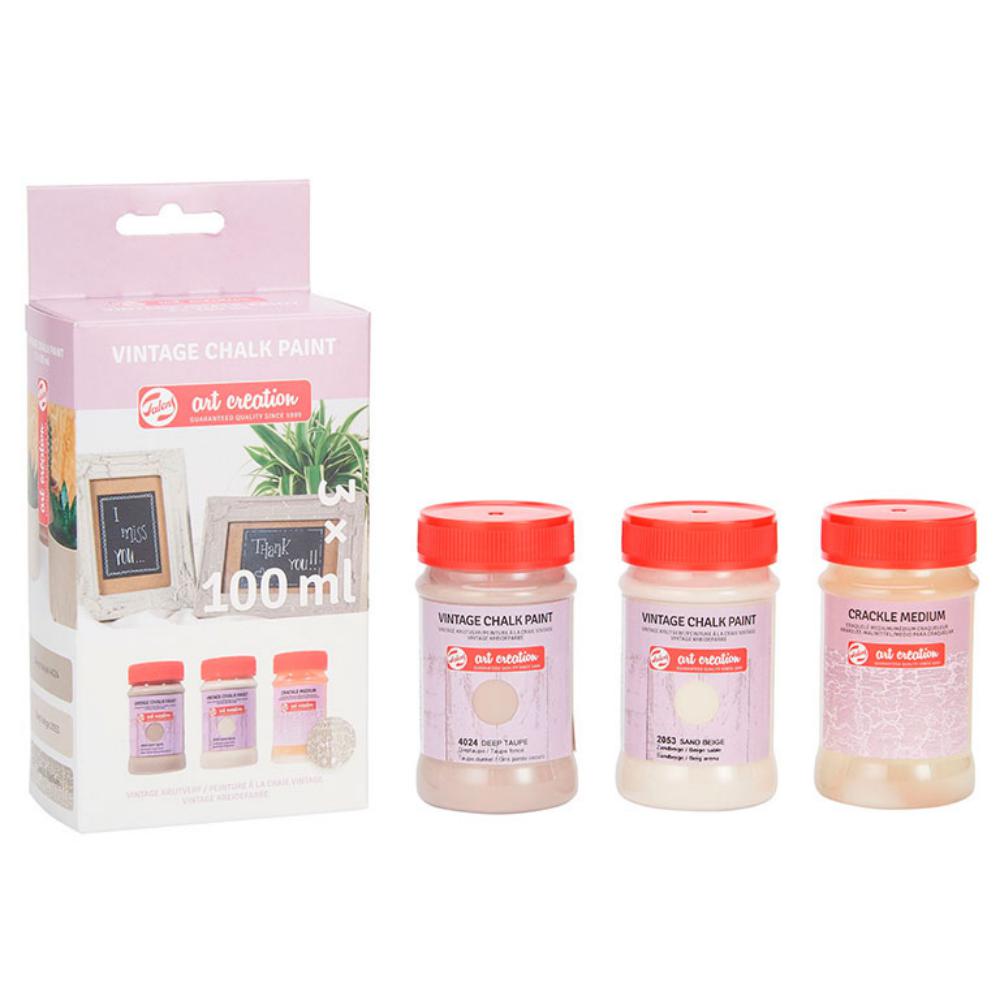 PINTURA TALENS CHALK 100ML BEIGE