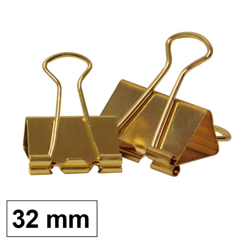 PINZA REVERSIBLE 30mm DORADA 12U