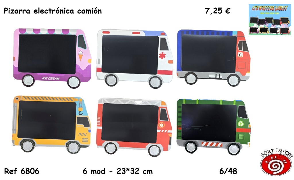 PIZARRA ELECTRONICA CAMION 6806