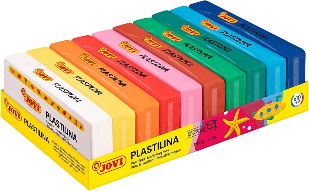 PLASTILINA JOVI 70 BANDEJA 10
