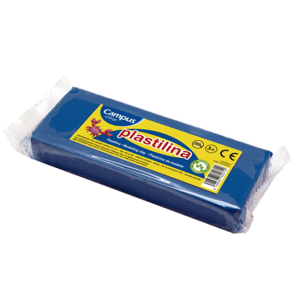 PLASTILINA MAKRO MED.200G AZUL