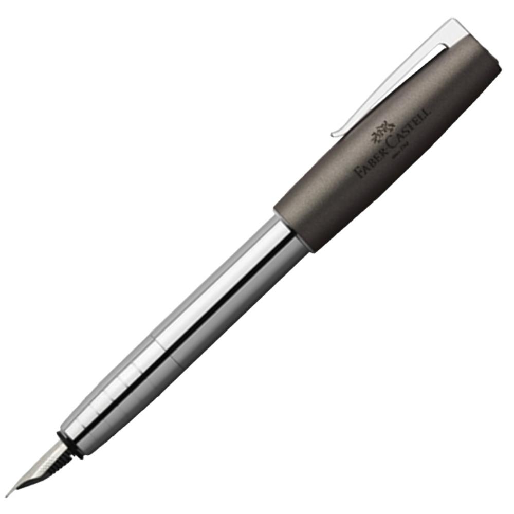 PLUMA FABER LOOM GRIS METALICO