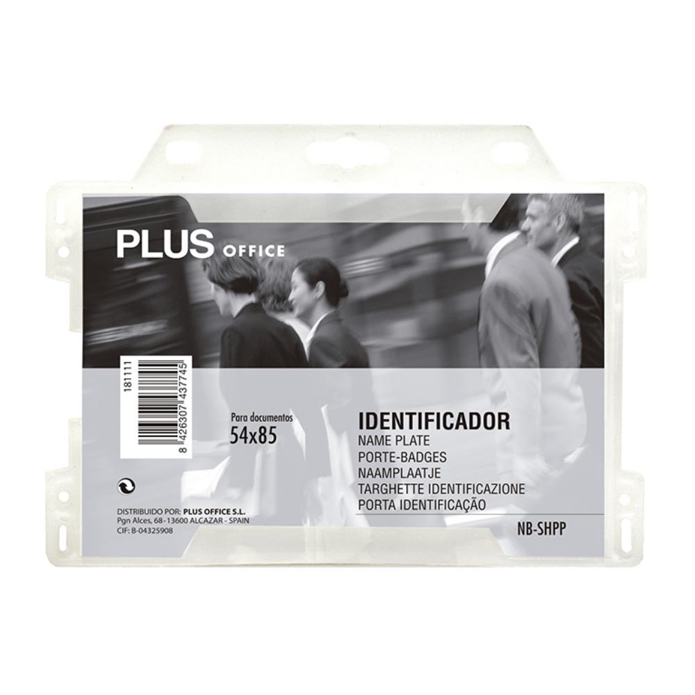 PORTAPASES DE SEGURIDAD PLUS OFFICE 54X85MM 30UD