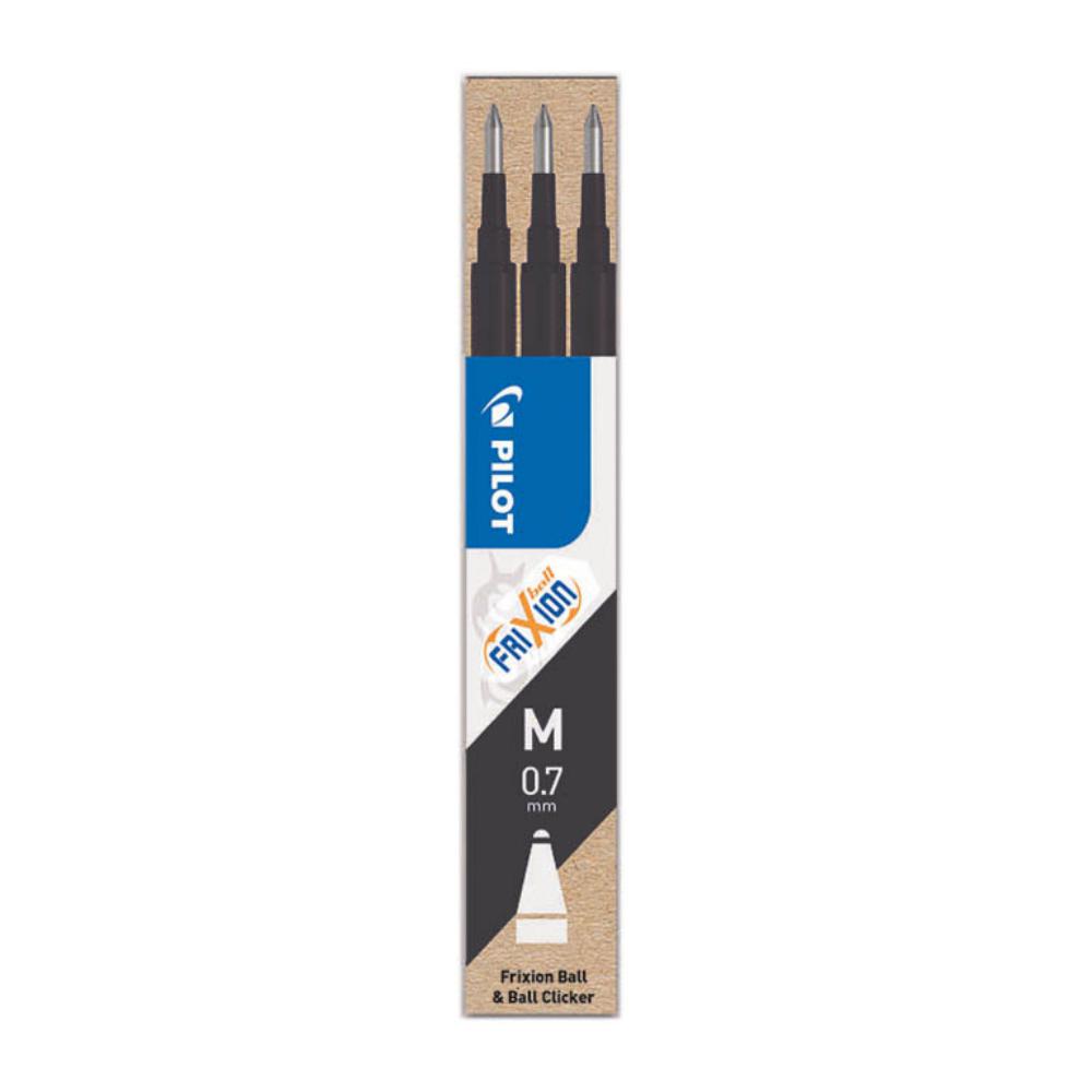 RECAMBIO BOLIGRAFO PILOT FRIXION BALL NEGRO B/3 UD.