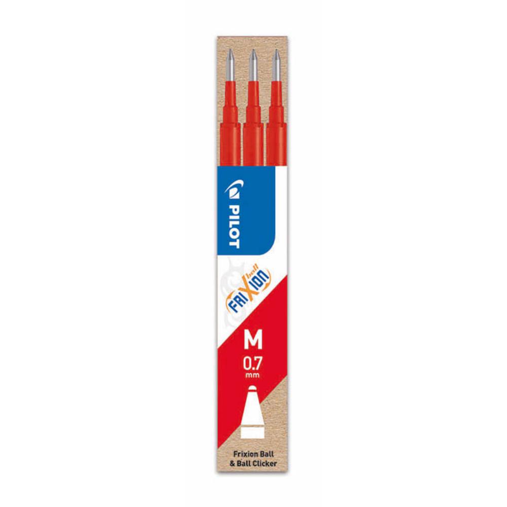 RECAMBIO BOLIGRAFO PILOT FRIXION BALL ROJO B/3 UD.