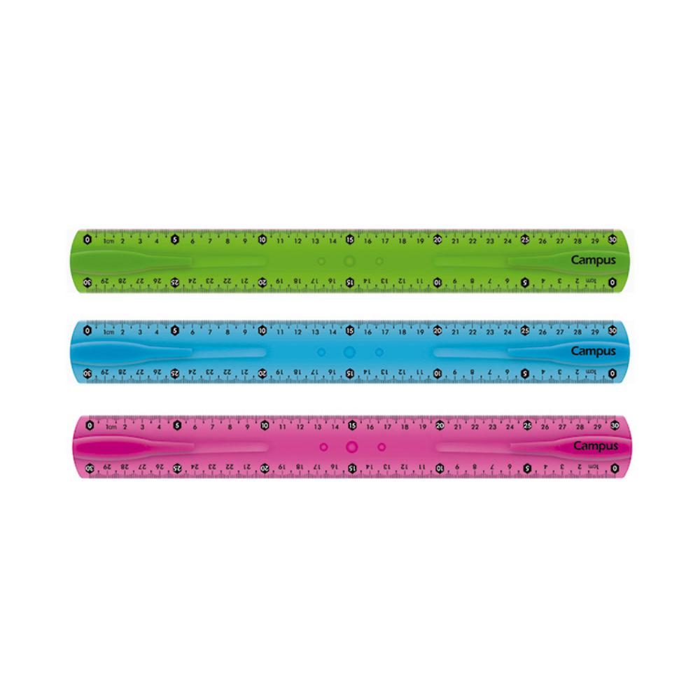 REGLA CAMPUS FLEXIBLE 30CM.