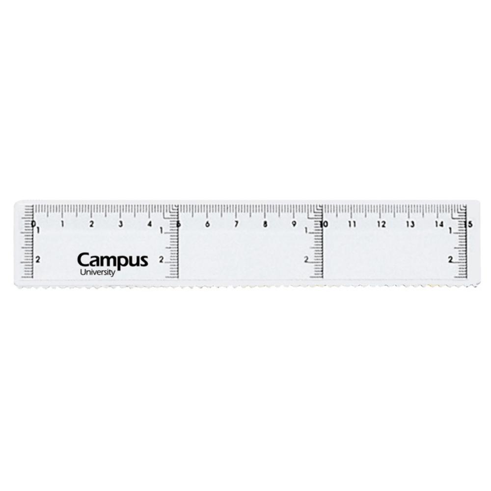 REGLA MAKRO PLASTICO 15 CM