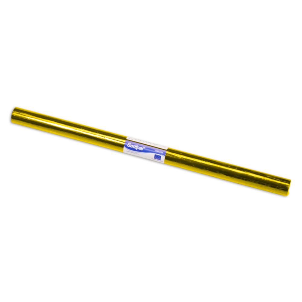 ROLLO PAPEL CELOFAN CONTINUO AMARILLO