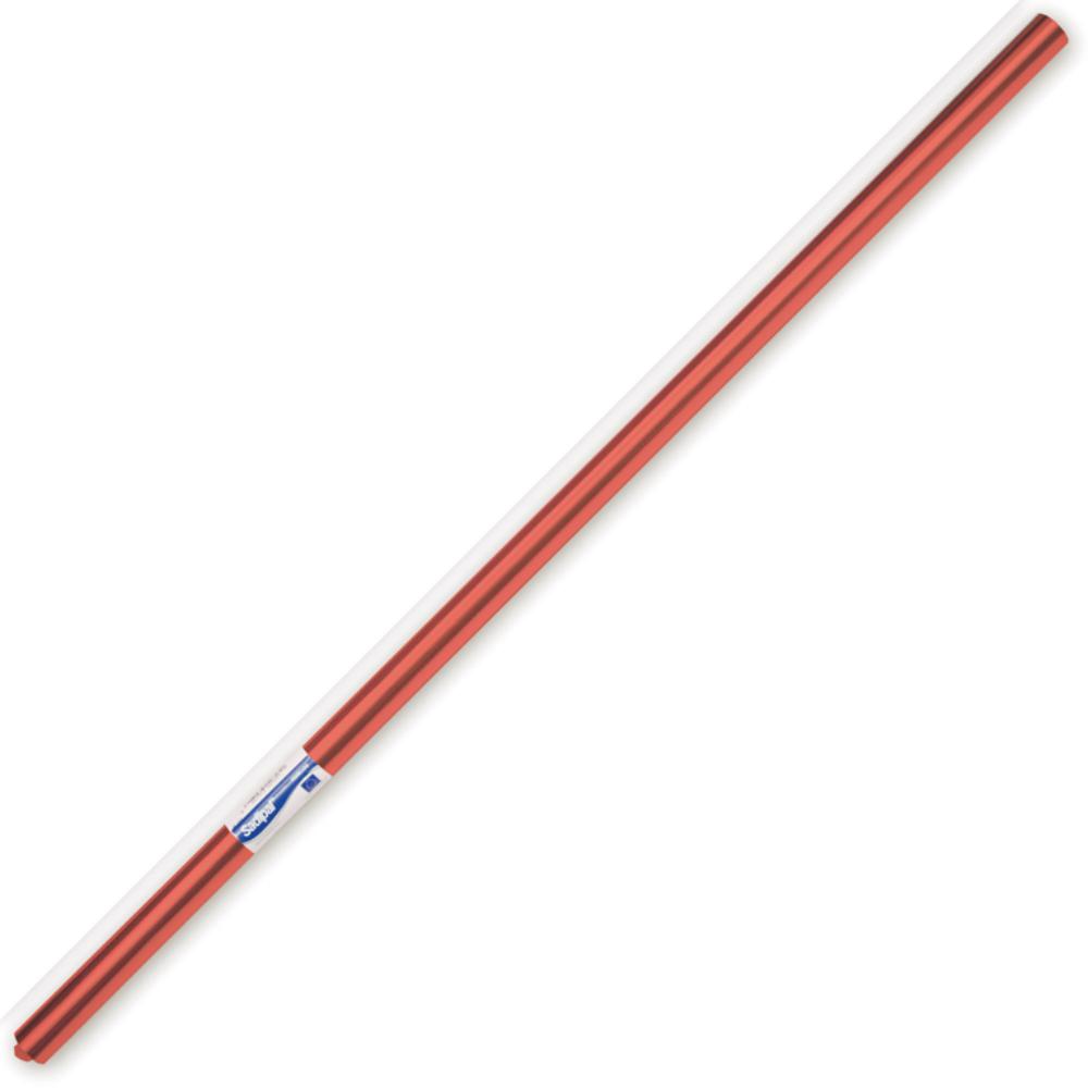 PAPEL METALIZADO ROJO ROLLO CONTINUO 0,5X10 MT