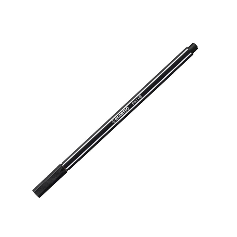 ROTULADOR PUNTA FIBRA STABILO PEN-68 NEGRO