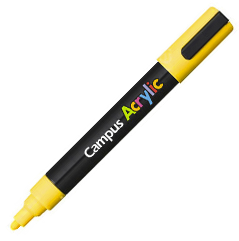 ROTULADOR CAMPUS ACRYLIC 2.5MM AMARILLO