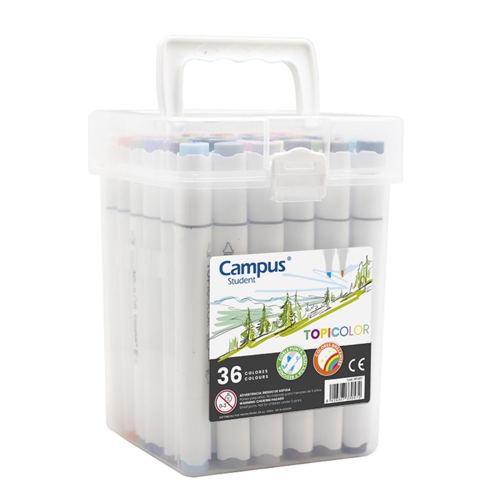 ROTULADOR CAMPUS TOPICOLOR 36COL