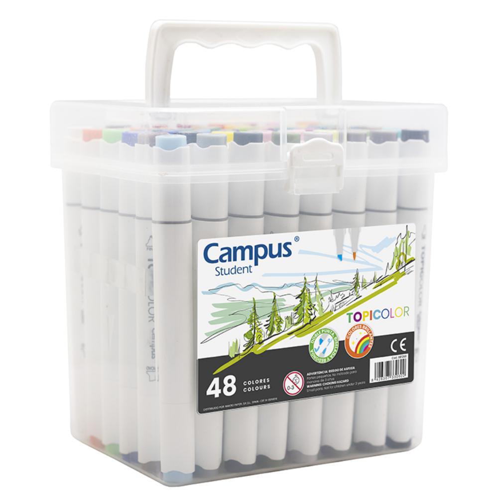ROTULADOR CAMPUS TOPICOLOR 48COL