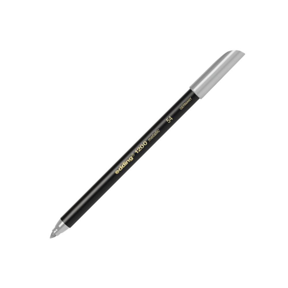 ROTULADOR PUNTA FIBRA EDDING 1200 PLATA