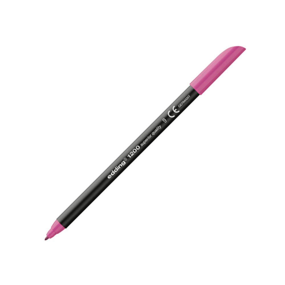 ROTULADOR PUNTA FIBRA EDDING 1200 ROSA