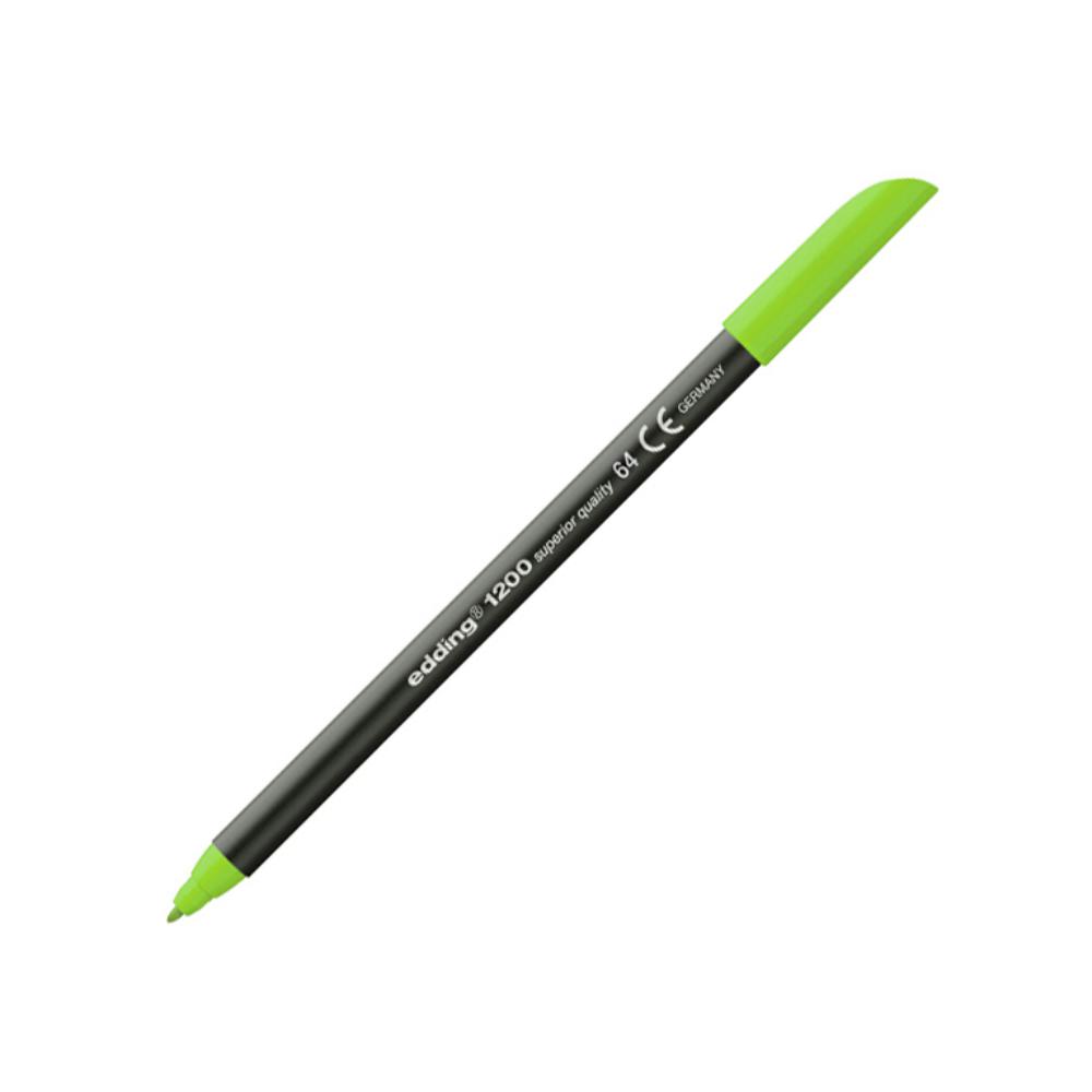 ROTULADOR PUNTA FIBRA EDDING 1200 VERDE NEON