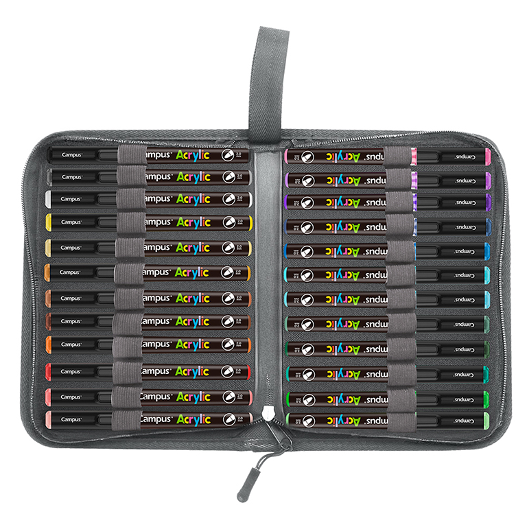 ROTULADORES ACRILICOS CAMPUS 1.0 ESTUCHE 24COL