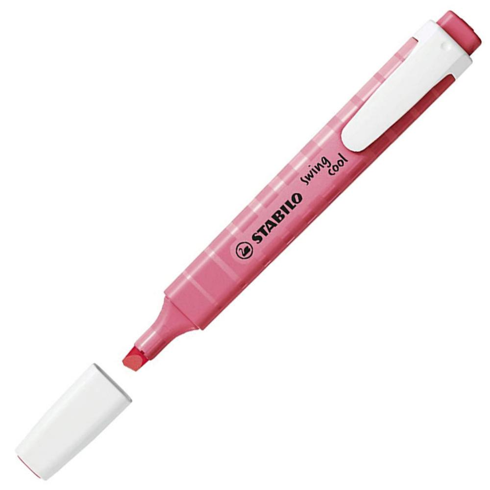 ROTULADOR FLUORESCENTE STABILO SWING COOL CEREZO EN FLOR