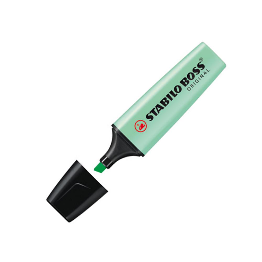 ROTULADOR FLUORESCENTE STABILO BOSS MENTA PASTEL
