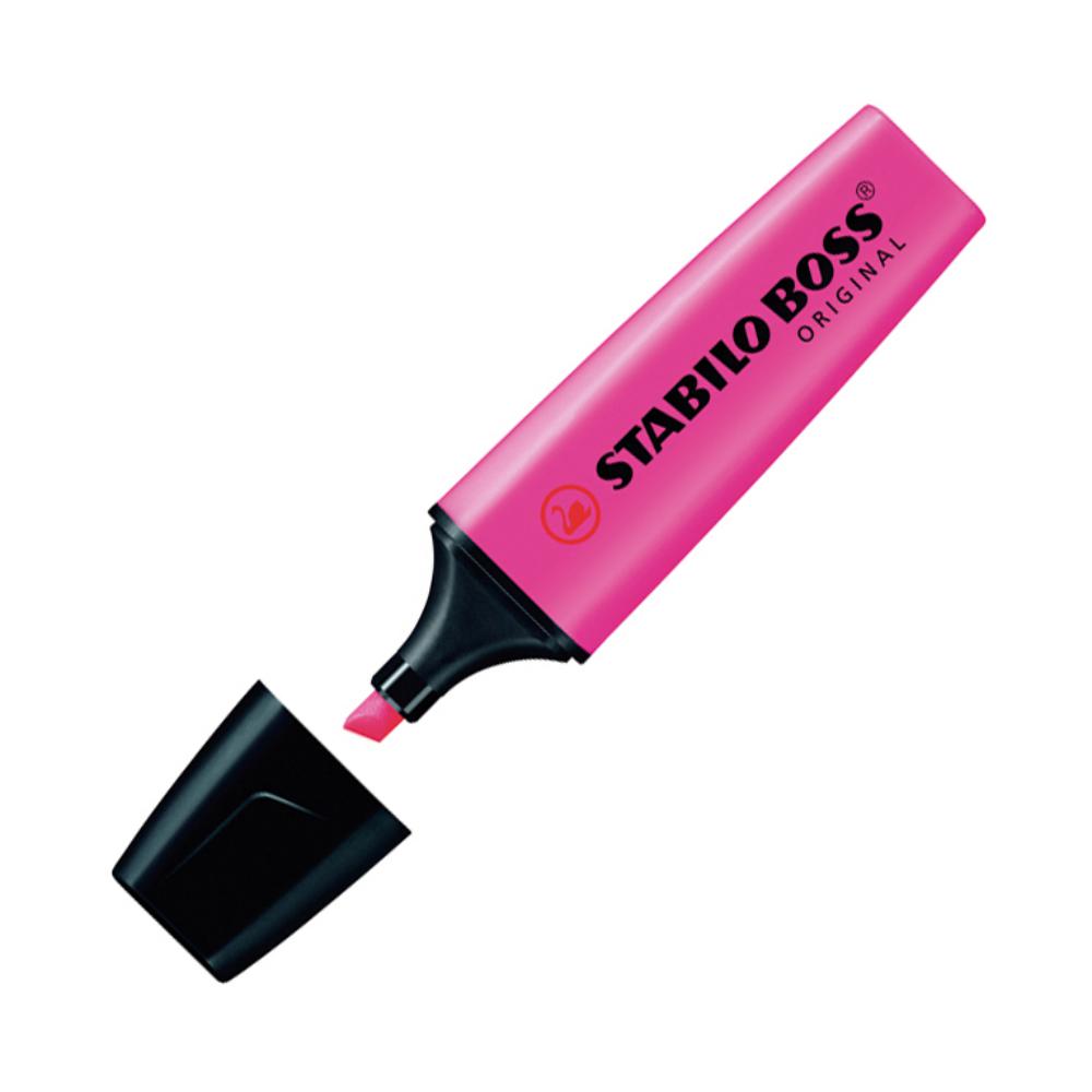 ROTULADOR FLUORESCENTE STABILO BOSS ROSA